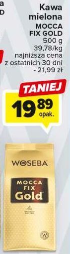 Carrefour Kawa woseba mocca fix gold oferta