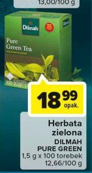 Carrefour Herbata pure green dilmah green tea oferta