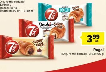 Carrefour Rogal z nadzieniem kakaowym 7 days super max oferta