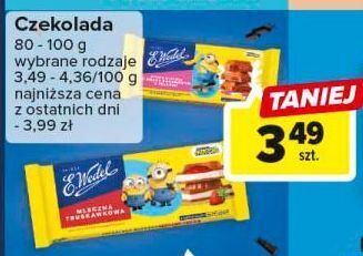 Carrefour Czekolada mleczna truskawkowa e. wedel oferta