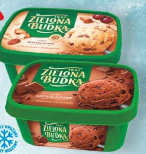Delikatesy Centrum Lody zielona budka oferta