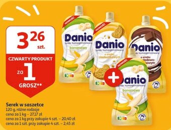 Auchan Serek w saszetce 120 g oferta