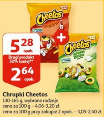 Auchan Chrupki Cheetos 130-165 g oferta