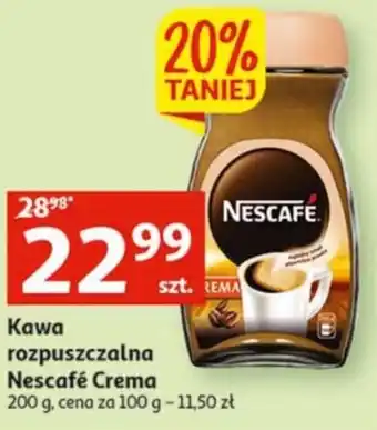 Auchan Kawa rozpuszczalna Nescafé Crema 200 g oferta