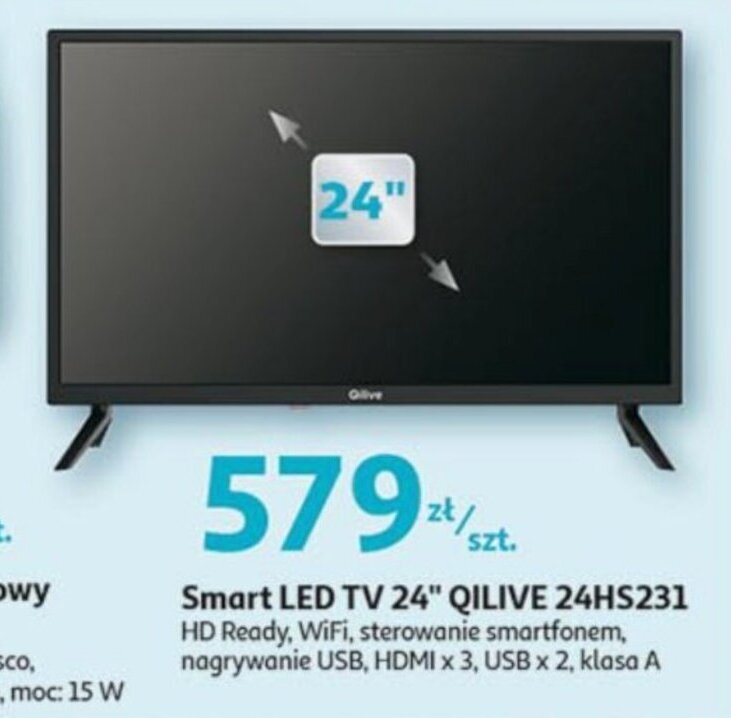 Auchan Smart LED TV 24" QILIVE 24HS231 oferta
