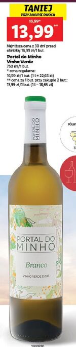 Lidl Wino vinho verde portal do minho oferta