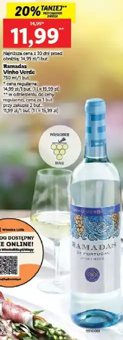 Lidl Wino vinho verde ramadas oferta