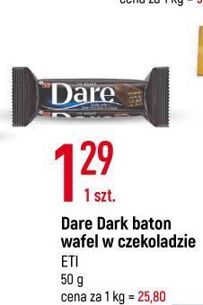 E.Leclerc Wafelek w ciemnej czekoladzie eti dare oferta