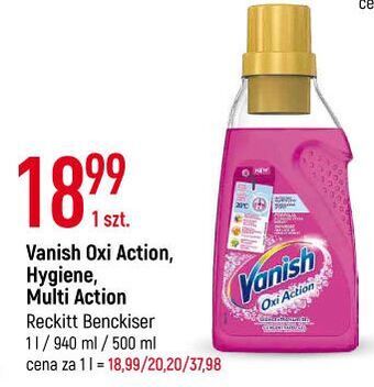 E.Leclerc Odplamiacz w płynie vanish oxi action oferta