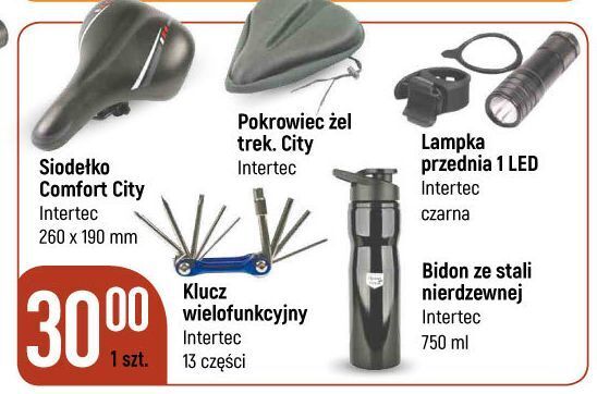 E.Leclerc Siodełko rowerowe comfort city 260 x 190 mm intertec oferta