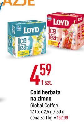 E.Leclerc Herbata na zimno strawberry & raspberry loyd tea the magic experience oferta