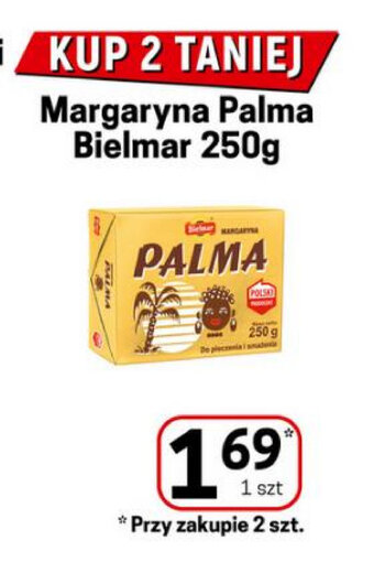 Delikatesy Piotruś Pan Margaryna Palma Bielmar 250g oferta