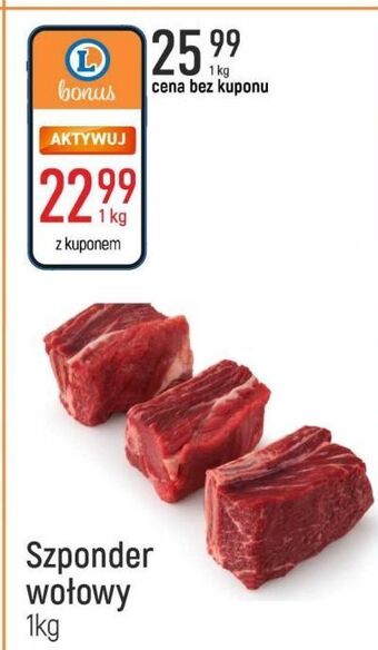E.Leclerc Szponder wołowy oferta