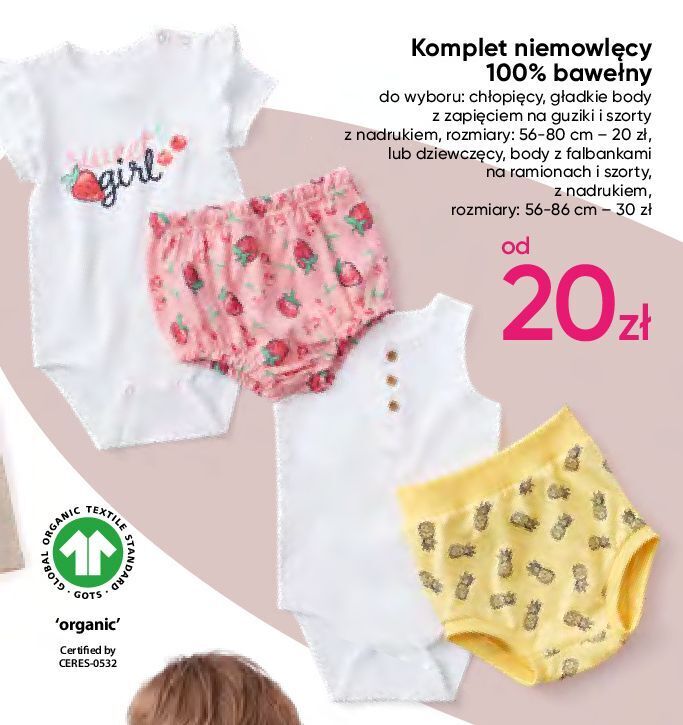Pepco Komplet niemowlęcy 2-częściowy 56-80 oferta
