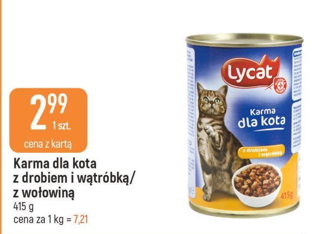E.Leclerc Karma dla kota z wołowiną wiodąca marka lycat oferta