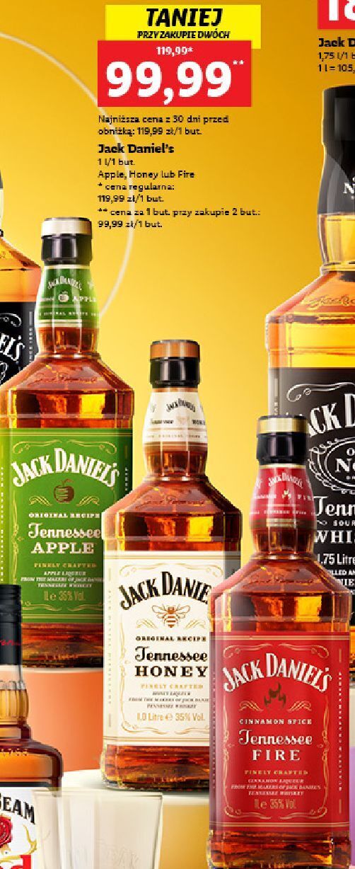 Lidl Whiskey jack daniel's tennessee fire oferta