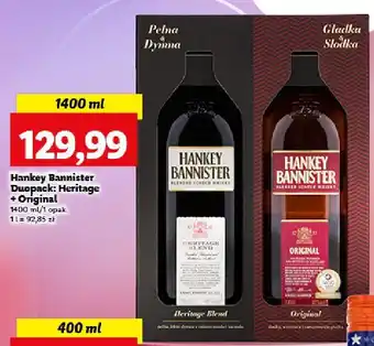 Lidl Whisky original + heritage hankey bannister oferta