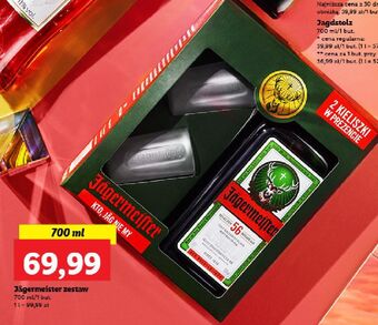 Lidl Likier + 2 kieliszki jagermeister oferta
