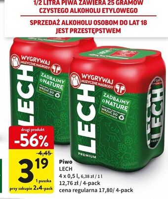 Intermarche Piwo lech premium oferta