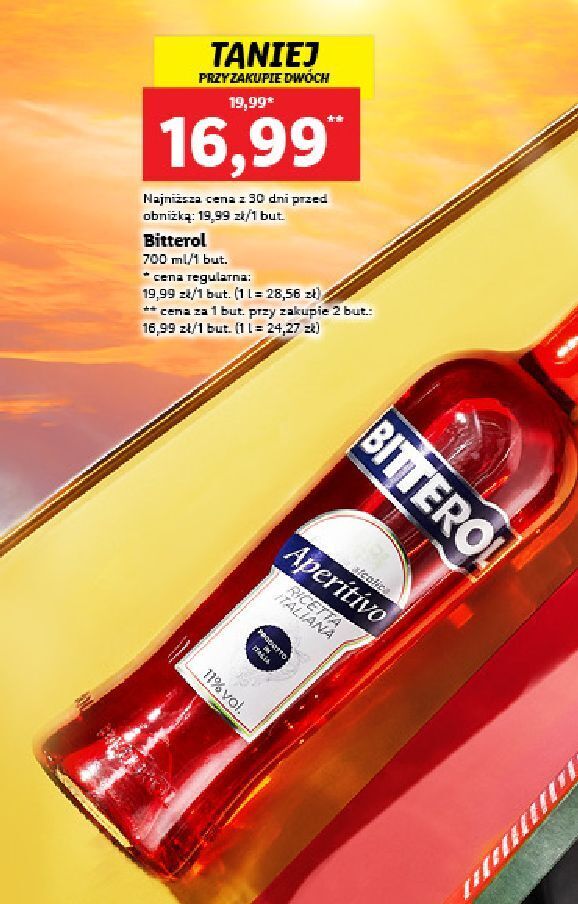 Lidl Likier bitterol oferta