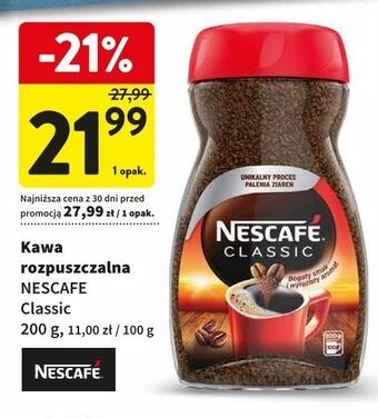 Intermarche Kawa nescafe classic oferta