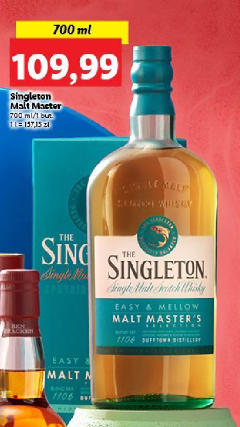 Lidl Whisky karton singleton of dufftown malt master selection oferta