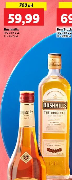 Lidl Whiskey bushmills original oferta