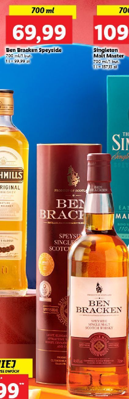 Lidl Whisky ben bracken speyside single malt oferta