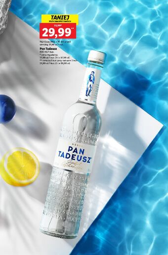 Lidl Wódka pan tadeusz oferta