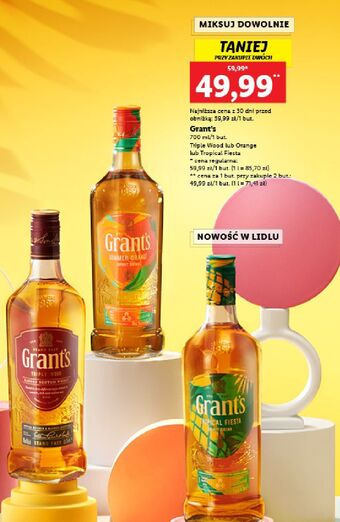 Lidl Whisky grant's triple wood oferta