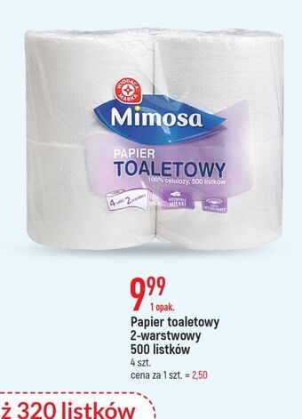 E.Leclerc Papier toaletowy biały wiodąca marka mimosa oferta