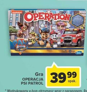 Carrefour Gra operacja psi patrol hasbro oferta
