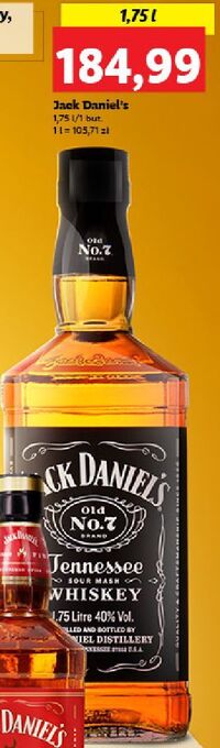 Lidl Whiskey jack daniel's old no. 7 oferta