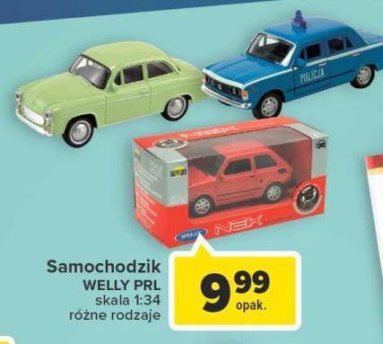 Carrefour Samochody z epoki prl 1:34 welly oferta