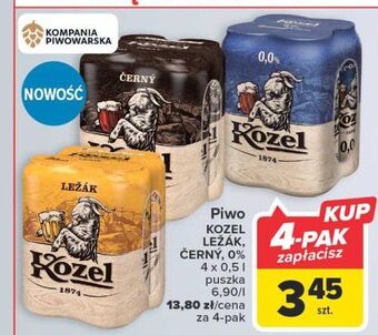Carrefour Piwo kozel cerny oferta