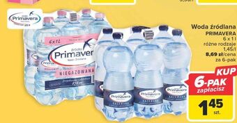 Carrefour Woda gazowana primavera oferta