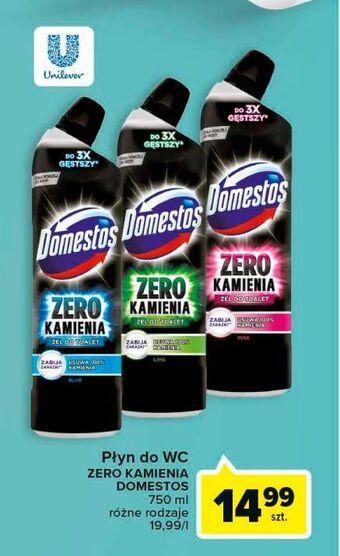Carrefour Żel do wc pink domestos zero kamienia oferta