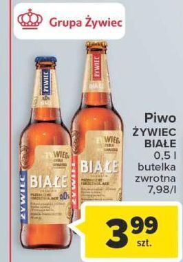 Carrefour Piwo żywiec białe oferta