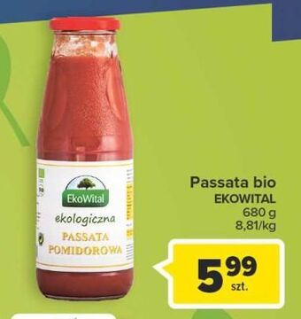 Carrefour Passata pomidorowa ekowital oferta