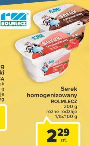 Carrefour Serek czekoladowy rolmlecz oferta