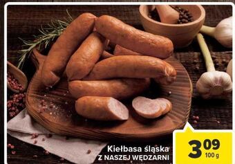 Carrefour Kiełbasa śląska nasza wędzarnia carrefour oferta