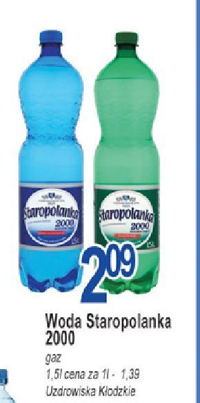 Woda gazowana staropolanka 2000