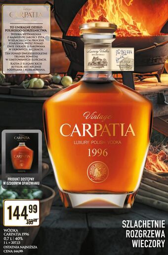 Dino Wódka carpatia vintage 1996 oferta