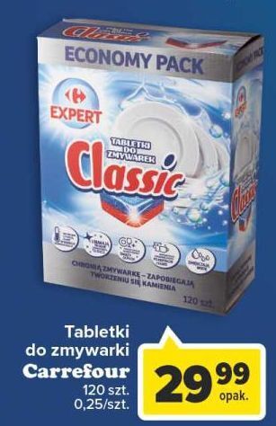Carrefour Tabletki do zmywarki classic carrefour expert oferta