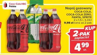 Carrefour Napój coca-cola oferta