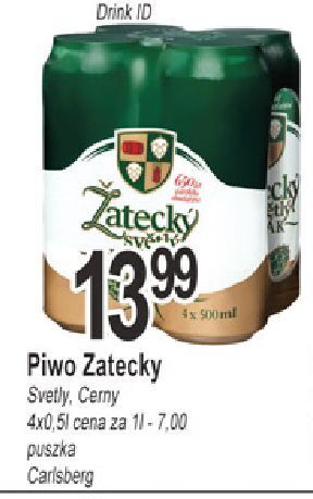E.Leclerc Piwo zatecky svetly lezak oferta