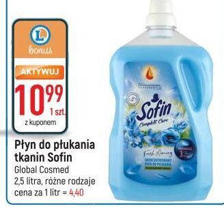 E.Leclerc Płyn do płukania fresh morning sofin complete care oferta