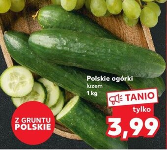 Kaufland Polskie ogórki luzem 1kg oferta