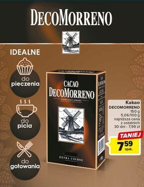 Carrefour Decomorreno kakao o obniżonej zawartości tłuszczu 150 g oferta