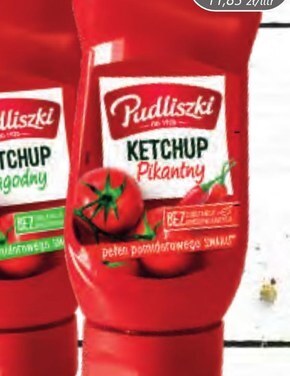 Społem Pudliszki ketchup pikantny 480 g oferta